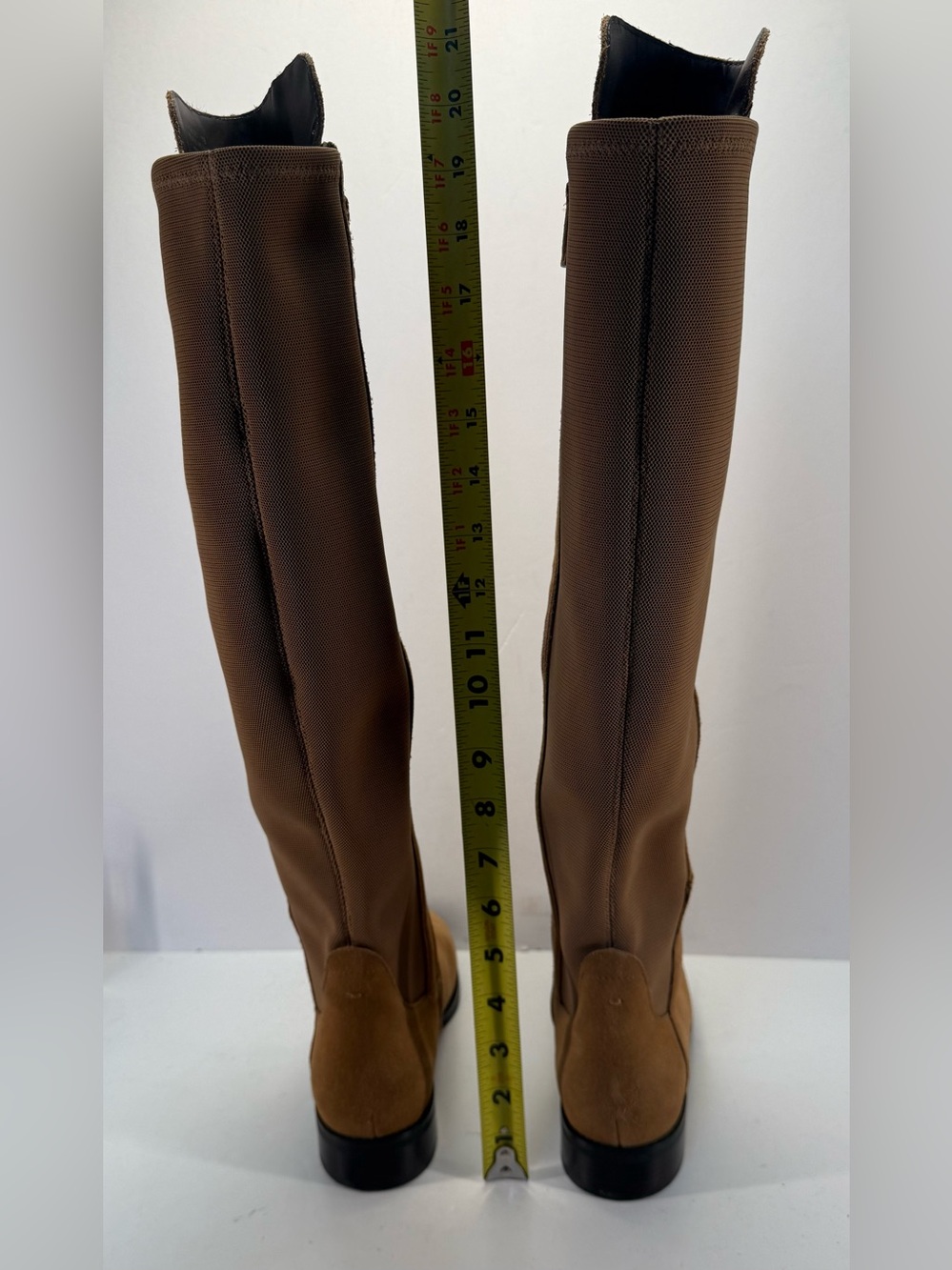 Cole Haan Isabelle Tall Suede Over-the-Knee Boots in Chestnut size 7 - Picture 8 of 12